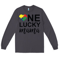 Smoke one lucky mama Long Sleeve Tee - CowhideDigitalArt