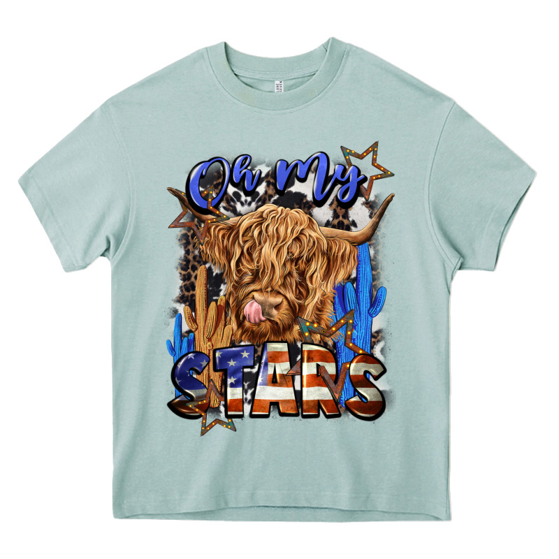 Oh My Stars Heavy Core Tee by CowGirlArtShop | Teevron