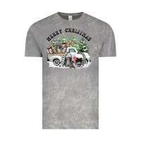 Cloud Rock merry christmas gnomies Vintage Tee - FaDigitalArtStudio