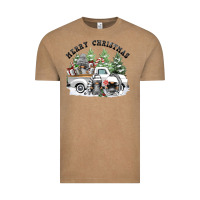 Vintage Coffee merry christmas gnomies Vintage Tee - FaDigitalArtStudio