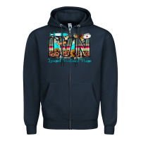 Navy lvn licensed vocational nurse Zipper Hoodie - JahusDesignShop
