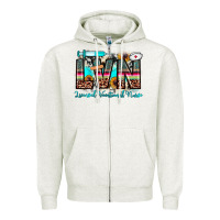 Oatmeal Heather lvn licensed vocational nurse Zipper Hoodie - JahusDesignShop