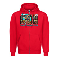 Red lvn licensed vocational nurse Zipper Hoodie - JahusDesignShop