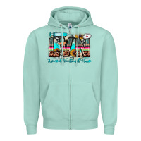 Seafoam lvn licensed vocational nurse Zipper Hoodie - JahusDesignShop
