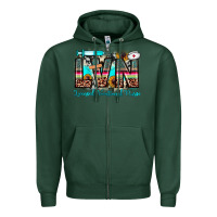 Sports Green lvn licensed vocational nurse Zipper Hoodie - JahusDesignShop