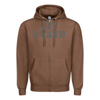 Chestnut jet lagged cute world traveler & funny vacation pullover hoodie Zipper Hoodie - linhVisuals