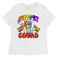 White support squad pride Ladies Tee - FaDigitalArtStudio