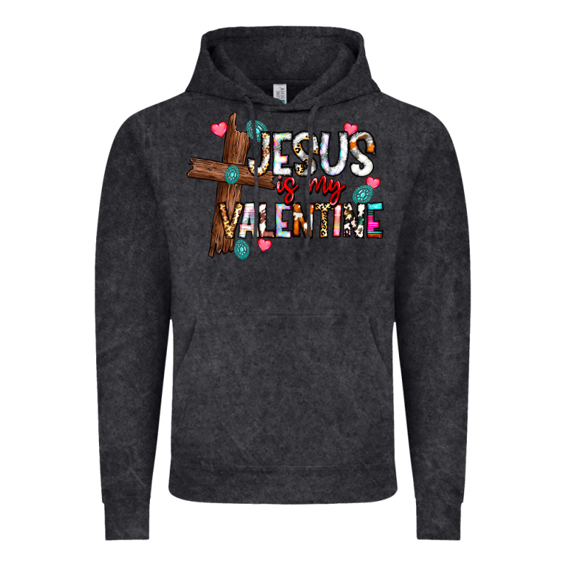 Jesus Is My Valentine Vintage Hoodie by CowhideDigitalArt | Teevron