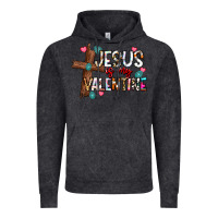 Vintage Black jesus is my valentine Vintage Hoodie - CowhideDigitalArt