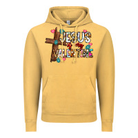 Vintage Mustard jesus is my valentine Vintage Hoodie - CowhideDigitalArt