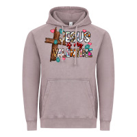 Vintage Zinc jesus is my valentine Vintage Hoodie - CowhideDigitalArt