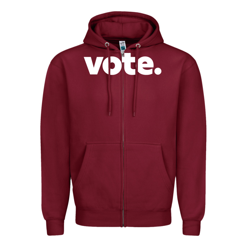 Vote   Election Voting Political Long Sleeve T Shirt Zipper Hoodie by linhVisuals | Teevron