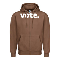 Chestnut vote   election voting political long sleeve t shirt Zipper Hoodie - linhVisuals