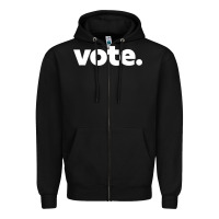 Black vote   election voting political long sleeve t shirt Zipper Hoodie - linhVisuals