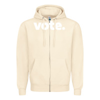 Sandshell vote   election voting political long sleeve t shirt Zipper Hoodie - linhVisuals