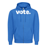 True Royal vote   election voting political long sleeve t shirt Zipper Hoodie - linhVisuals