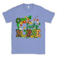 Colony Blue St. Patricks Day one lucky nurse Classic Tee - HowdyJamesFarm