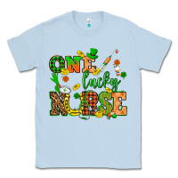 Dusty Blue St. Patricks Day one lucky nurse Classic Tee - HowdyJamesFarm