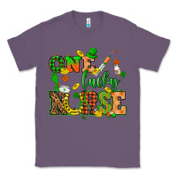 Lavender St. Patricks Day one lucky nurse Classic Tee - HowdyJamesFarm