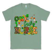 Sage St. Patricks Day one lucky nurse Classic Tee - HowdyJamesFarm