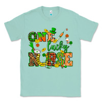 Seafoam St. Patricks Day one lucky nurse Classic Tee - HowdyJamesFarm