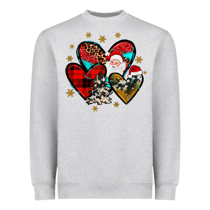 Heart  Wood Slice Ornament Heavyweight Sweatshirt by JahusDesignShop | Teevron