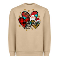 Mushroom heart  wood slice ornament Heavyweight Sweatshirt - JahusDesignShop