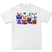White emt emergency medical technician coffee cups Premium Tee - OliviaCreatesArt