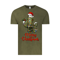 Vintage Olive merry christmas cactus Vintage Tee - RanaPortraitStore