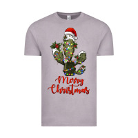 Vintage Zinc merry christmas cactus Vintage Tee - RanaPortraitStore