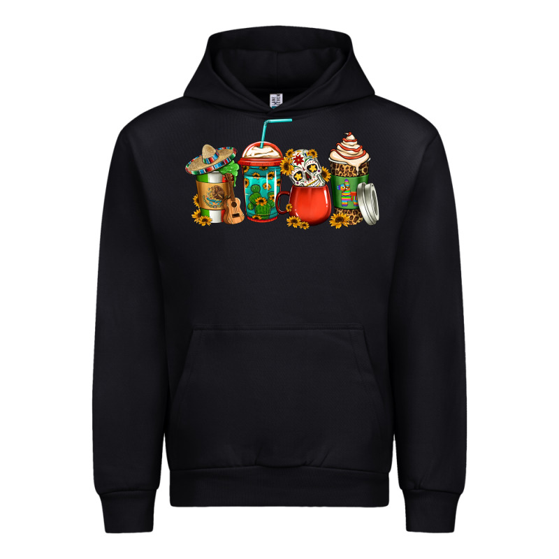 Mexican Coffee Cups Urban Hoodie by Jasminsmagicworld | Teevron