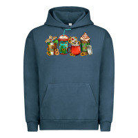 Pigment Midnight Navy mexican coffee cups Urban Hoodie - Jasminsmagicworld