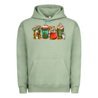 Pigment Oil Green mexican coffee cups Urban Hoodie - Jasminsmagicworld