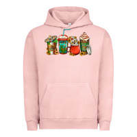 Pigment Salmon mexican coffee cups Urban Hoodie - Jasminsmagicworld