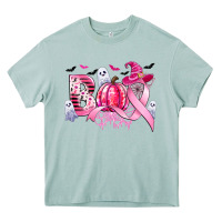Arona boo pink pumpkin witch breast cancer Heavy Core Tee - CowGirlArtShop