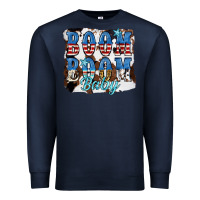 Navy Boom Boom Baby Premium Sweatshirt - JahusDesignShop