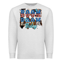 Oatmeal Heather Boom Boom Baby Premium Sweatshirt - JahusDesignShop