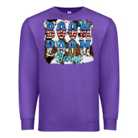 Purple Boom Boom Baby Premium Sweatshirt - JahusDesignShop