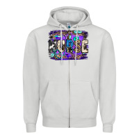 Dove Grey nurse halloween Zipper Hoodie - JahusDesignShop
