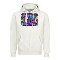 Oatmeal Heather nurse halloween Zipper Hoodie - JahusDesignShop