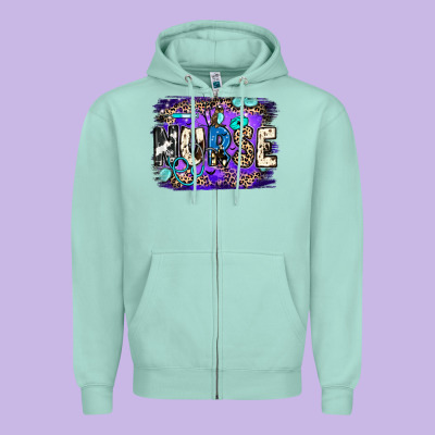 Nurse Halloween Zipper Hoodie Designed By Jahusdesignshop