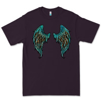 Plum turquoise leopard wings Premium Tee - RanaPortraitStore
