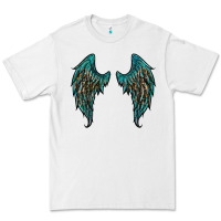 White turquoise leopard wings Premium Tee - RanaPortraitStore