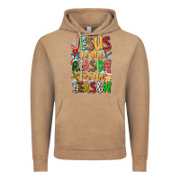 Vintage Coffee jesus is the reason for the season Vintage Hoodie - CowhideDigitalArt