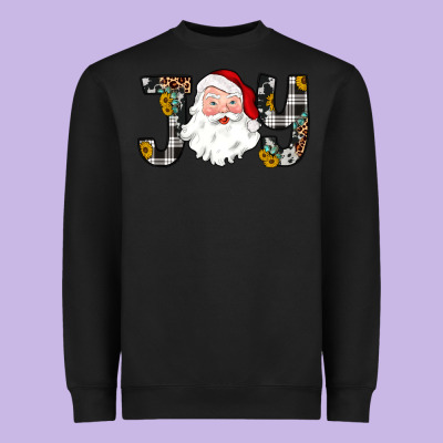 Joy Santa Heavyweight Sweatshirt Designed By Jahusdesignshop