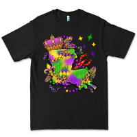 Black louisiana map mardi gras olivia Premium Tee - OliviaCreatesArt