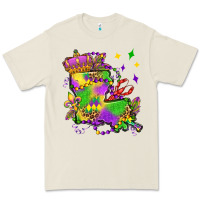 Bone louisiana map mardi gras olivia Premium Tee - OliviaCreatesArt