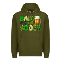 Army Green bad and boozy Premium Hoodie - Artiststas