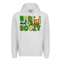 Dove Grey bad and boozy Premium Hoodie - Artiststas