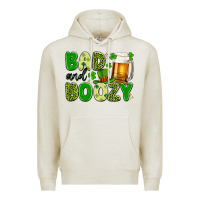 Oatmeal Heather bad and boozy Premium Hoodie - Artiststas